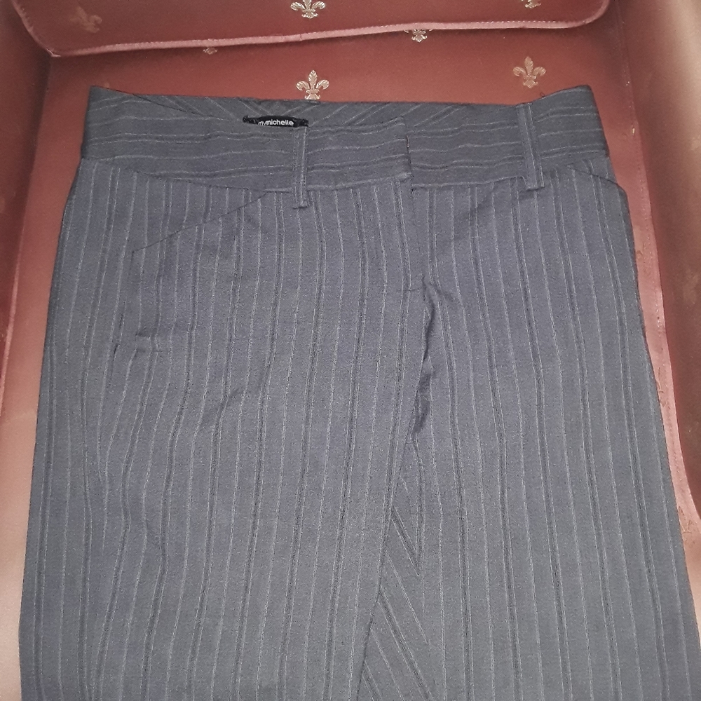 Pin striped  slacks dress styles